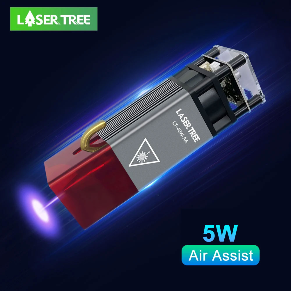 Metal Laser Cutter Head - LASER TREE 5W Laser Module with