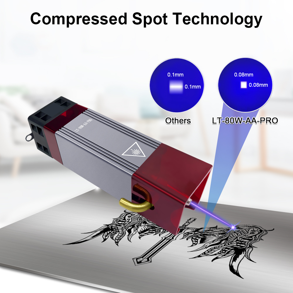 LASER TREE Laser Module 4W 5W  - Metal Laser Cutter Head recension och pris