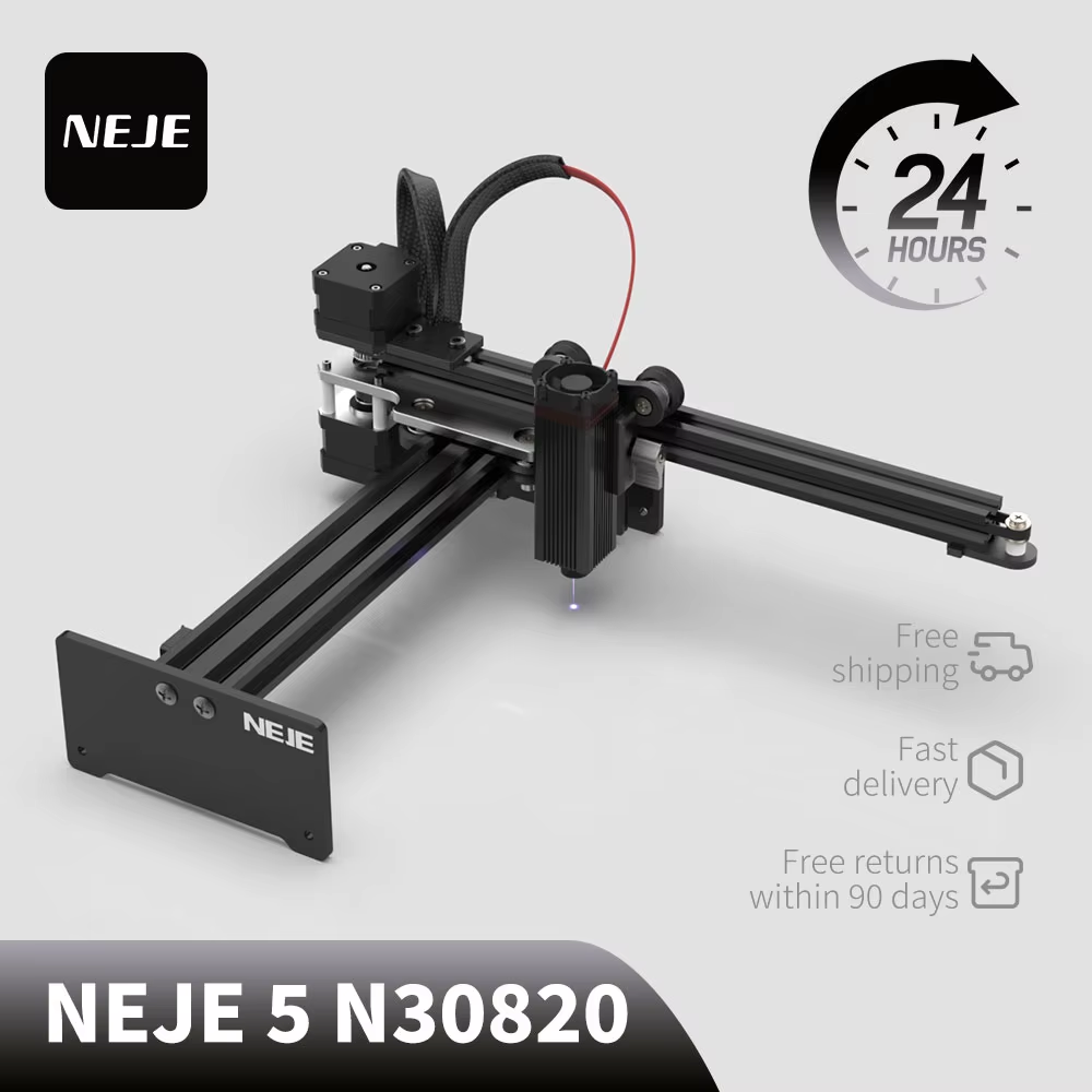 NEJE 5 N30820 40W Mini CNC Las - Industrial Laser Printing Machine recension och pris