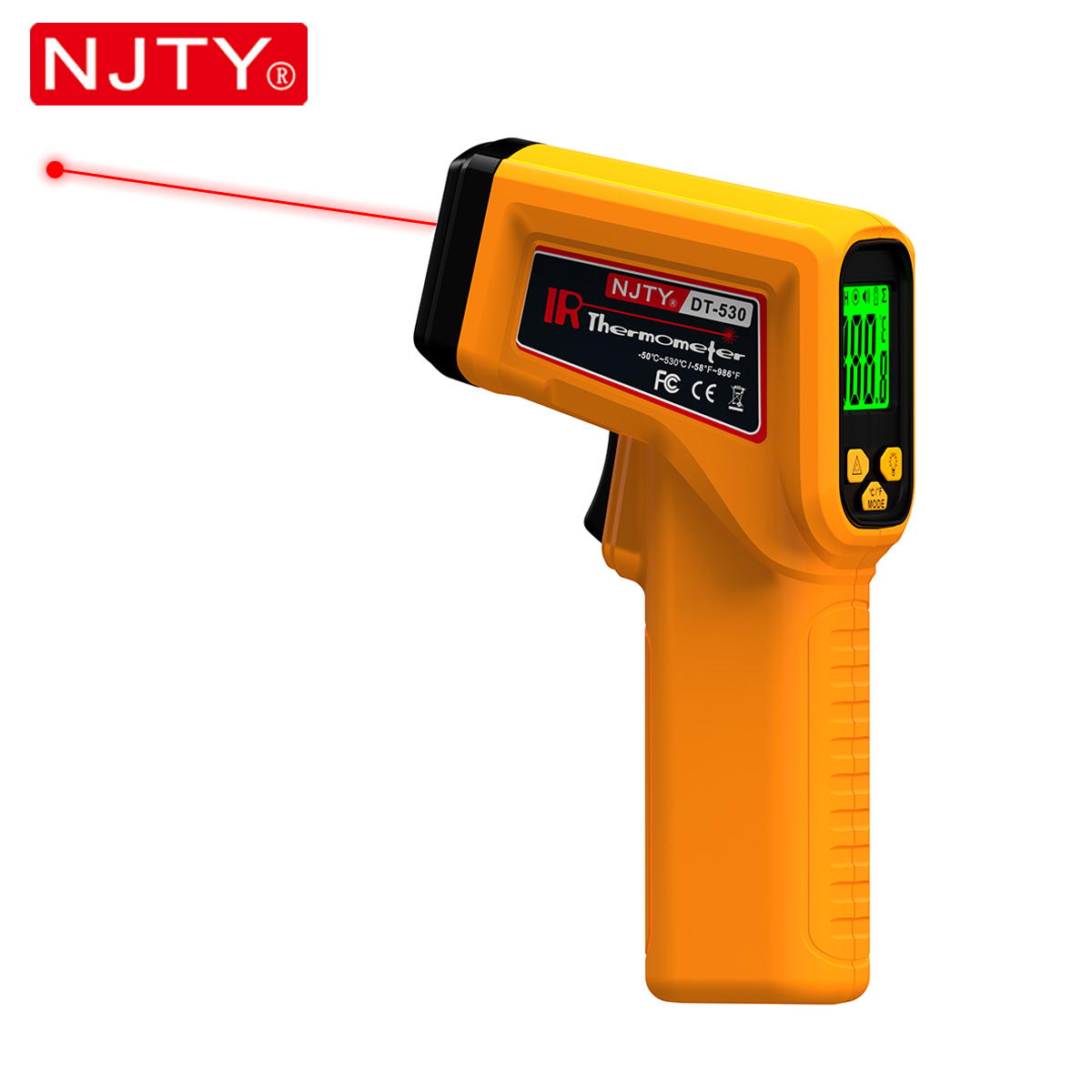 NJTY Infrared Thermometer Lase - Industrial Laser Temperature Gun recension och pris