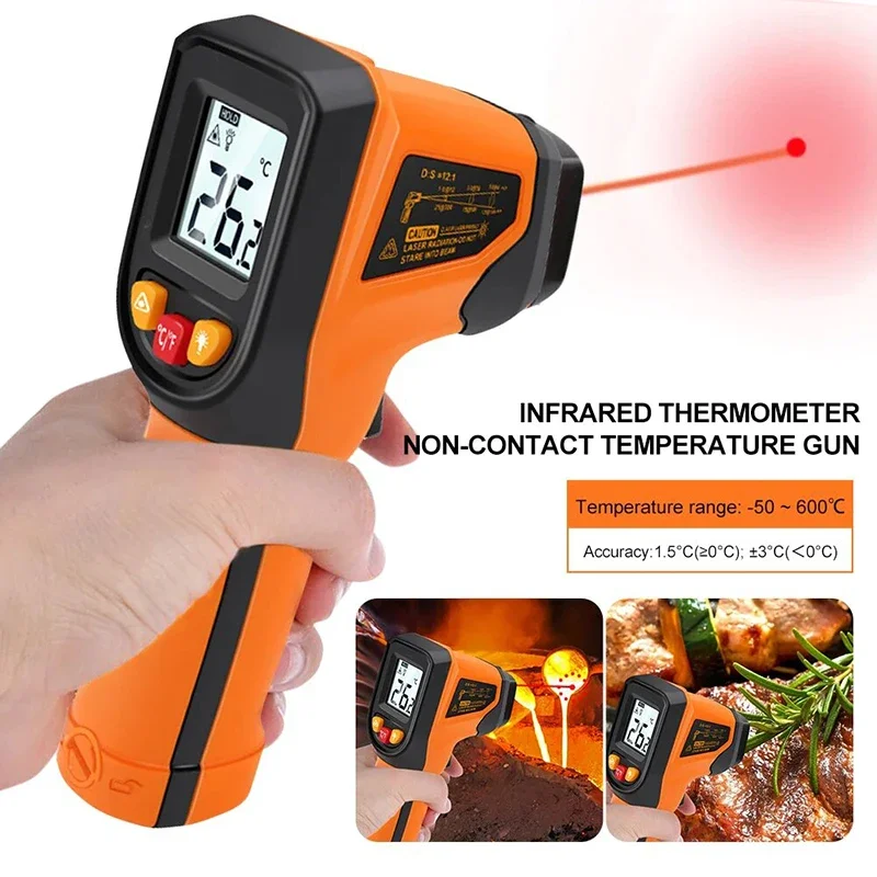 T400 T600 Digital Infrared The - Industrial Laser Temperature Gun recension och pris