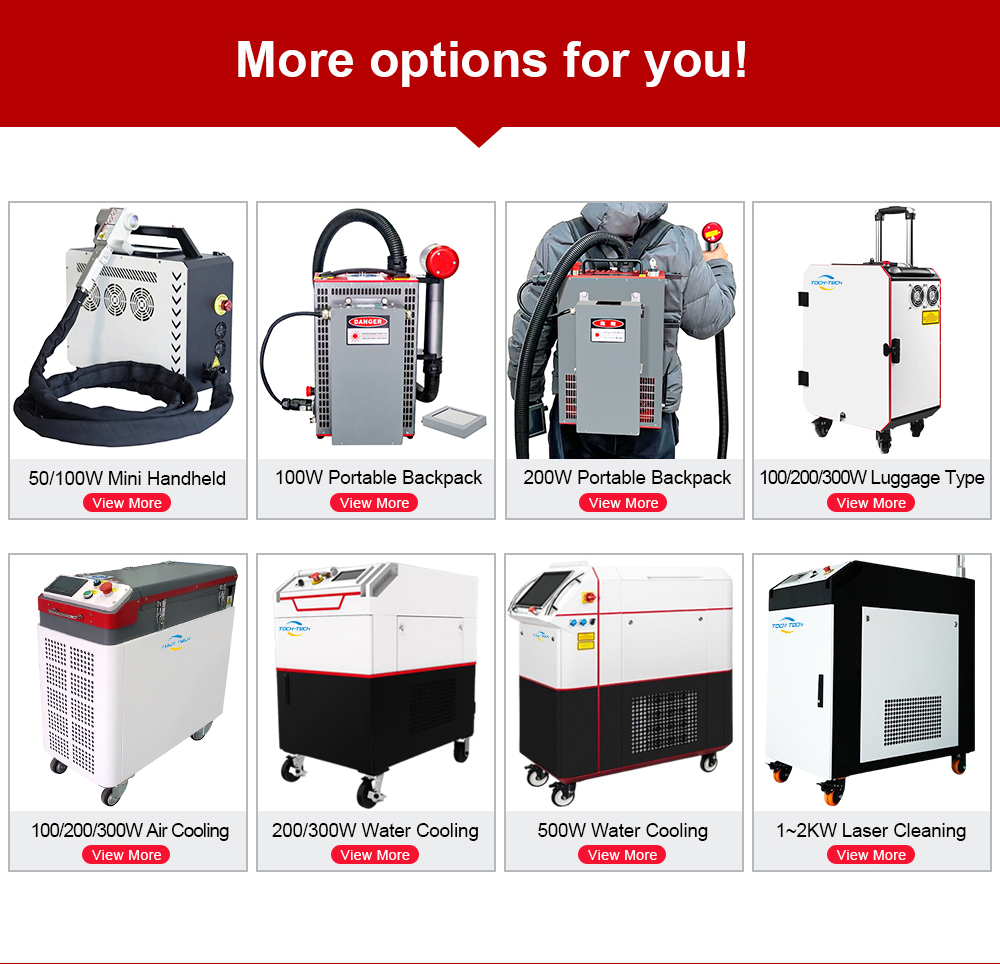 High Quality Industrial 200w 3 - Industrial Laser Rust Removal Machine recension och pris