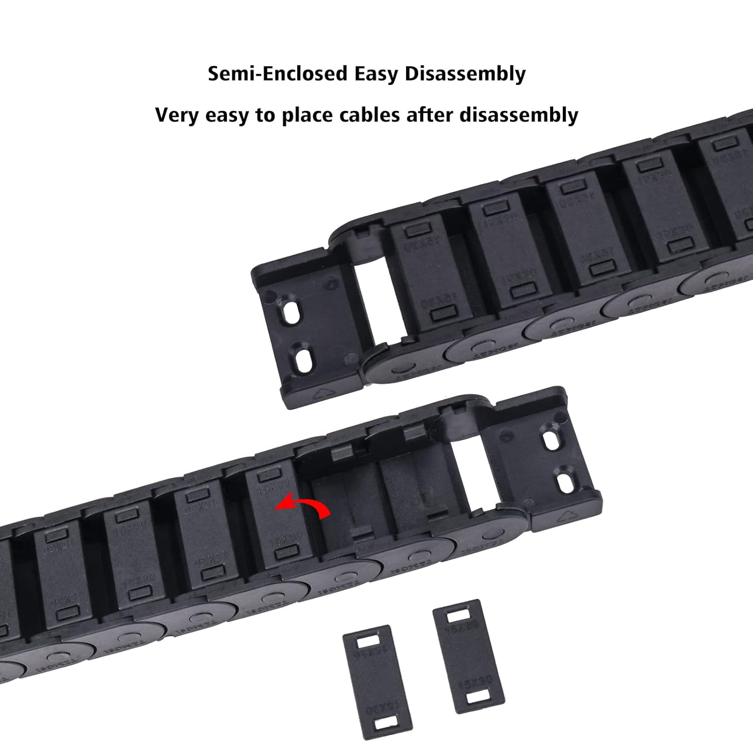 Cable Drag Chain R55 R38 Semi- - Drag Chain Cnc recension och pris