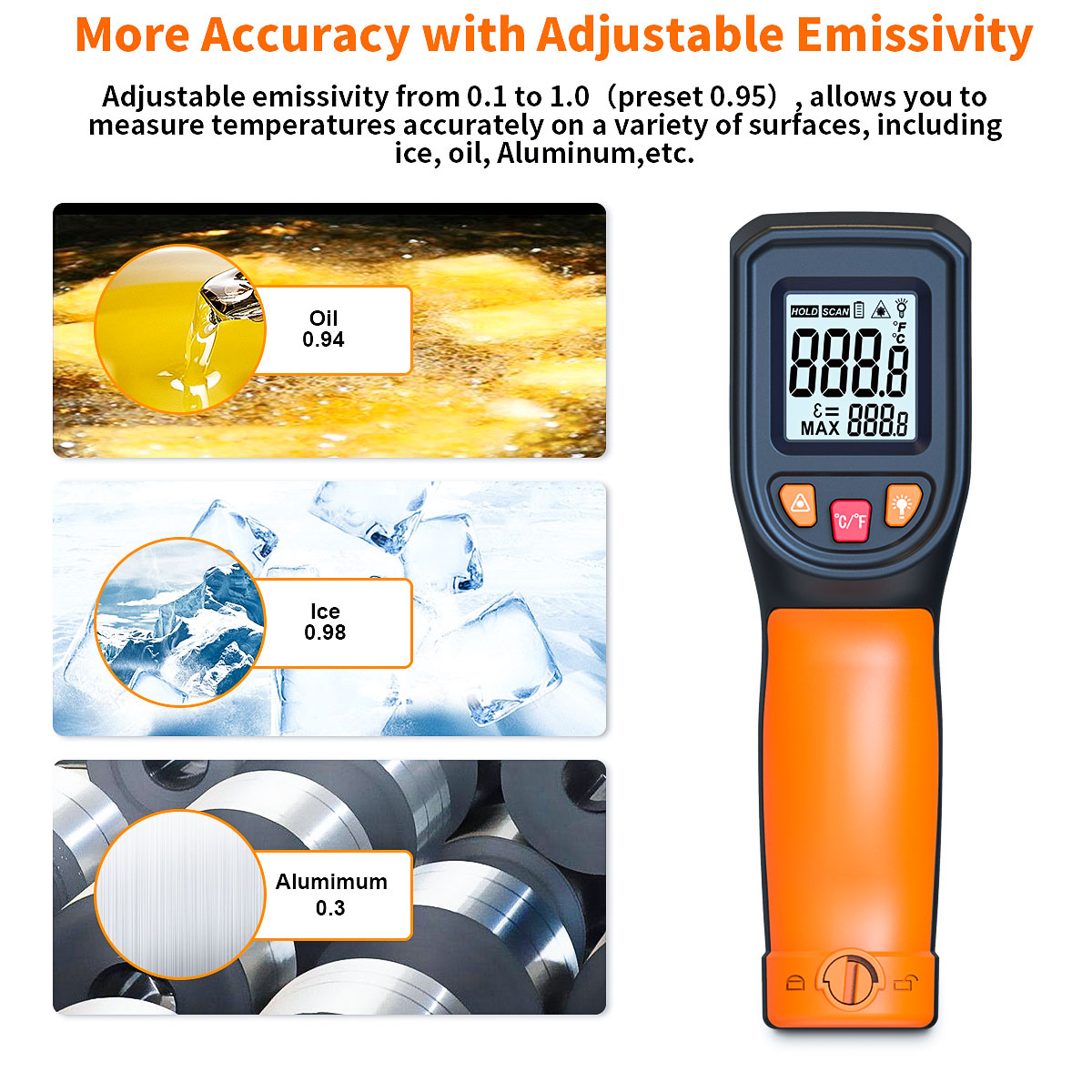 T600 T600A Digital Infrared Th - Industrial Laser Temperature Gun recension och pris
