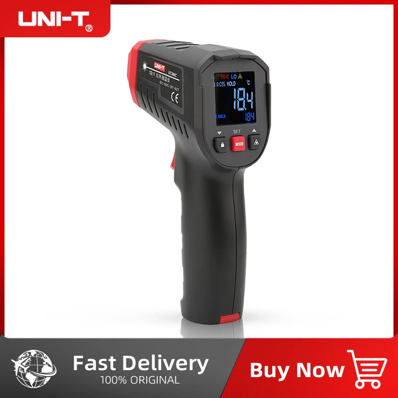 UNI-T Digital Thermometer Non- - Industrial Laser Temperature Gun recension och pris
