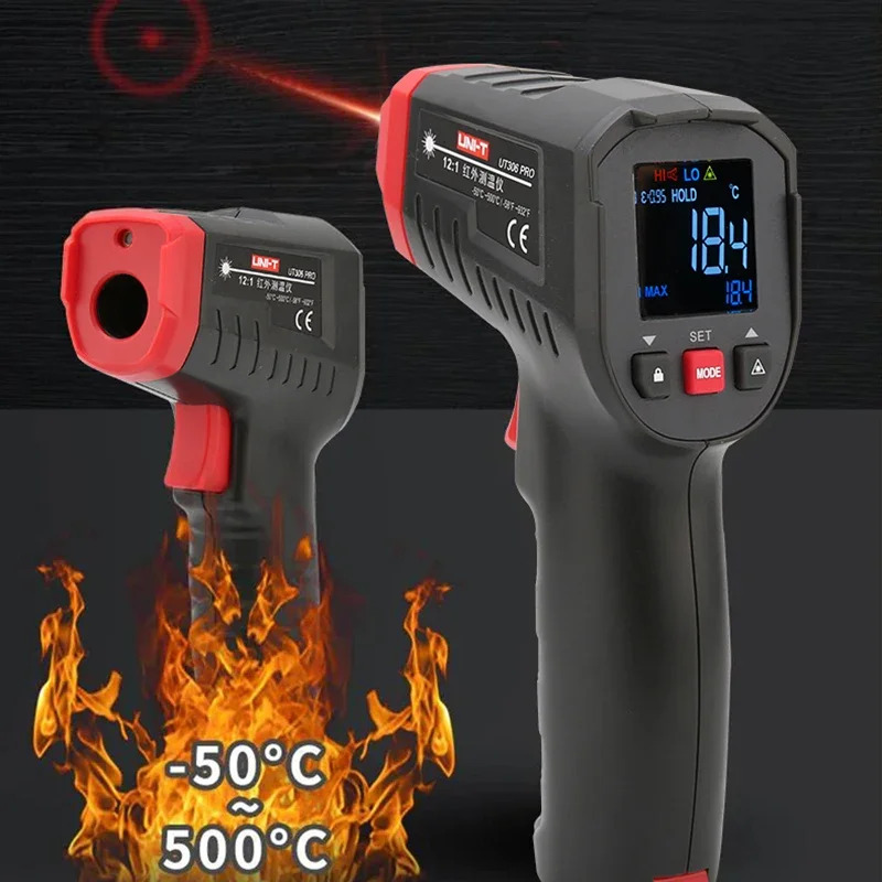 UNI-T Digital Thermometer Non- - Industrial Laser Temperature Gun recension och pris