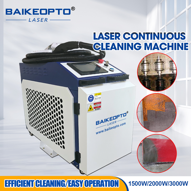 Continuous Fiber Laser Cleanin - Industrial Laser Rust Removal Machine recension och pris
